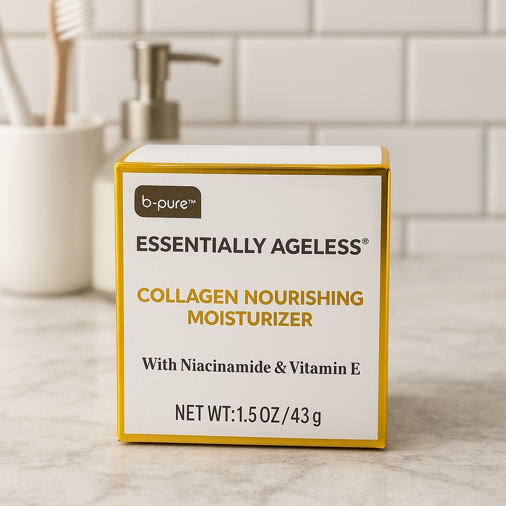 B.Pure Essentially Ageless Collagen Moisturizer w/Niacinamide & Vitamin E 1.5oz